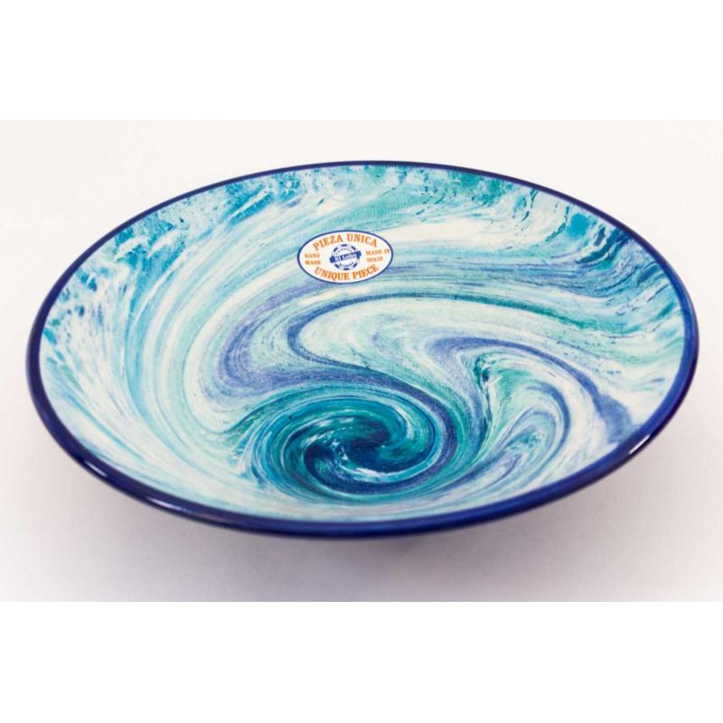 Serveerschaal Keramiek Aguas Blauw ? 30 cm