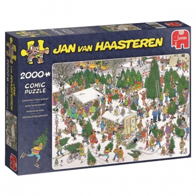 Jan van Haasteren Kerstbomenmarkt 2000 stukjes