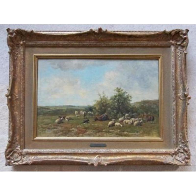 ==Simon van den Berg 1812-1891==schapen in landschap===