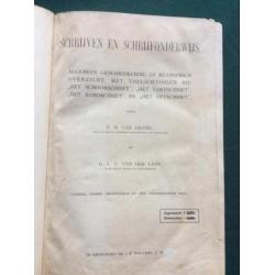 Schrijven en Schrijfonderwijs -geschiedenis vh schrift -1915