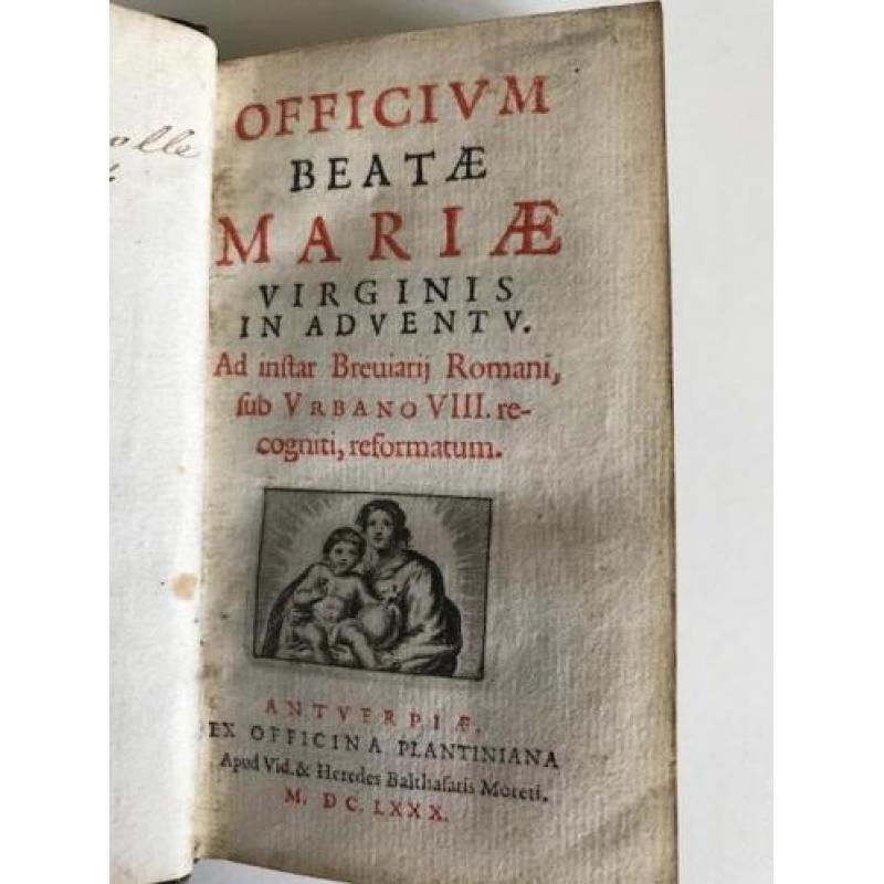 1680, Officium Beatae Mariae Virginis