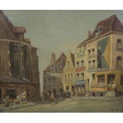 Walter Bossaerts, in de Rue du Saint Esprit te Brussel