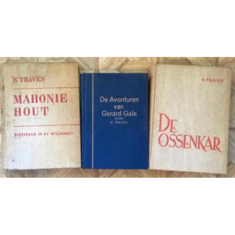 B.Traven , Drie boeken uit 1931, 1935 en 1937 samen 27.00 E