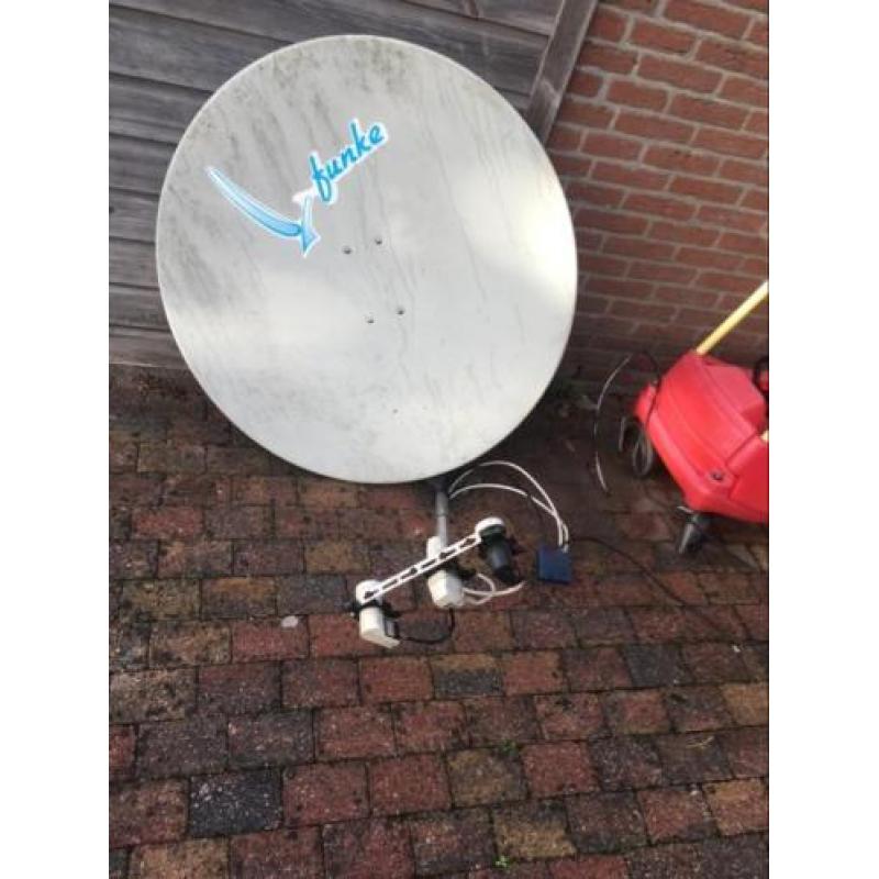 Schotel met 3 lnb en swich