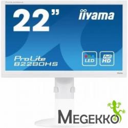 Iiyama ProLite B2280HS-W1 21.5" Wit Full HD PC-flat panel