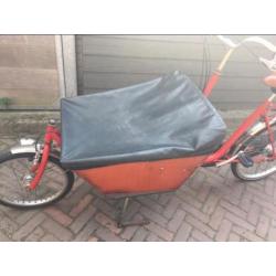 Rode Bakfiets/Cargo-bike short (2 pers)