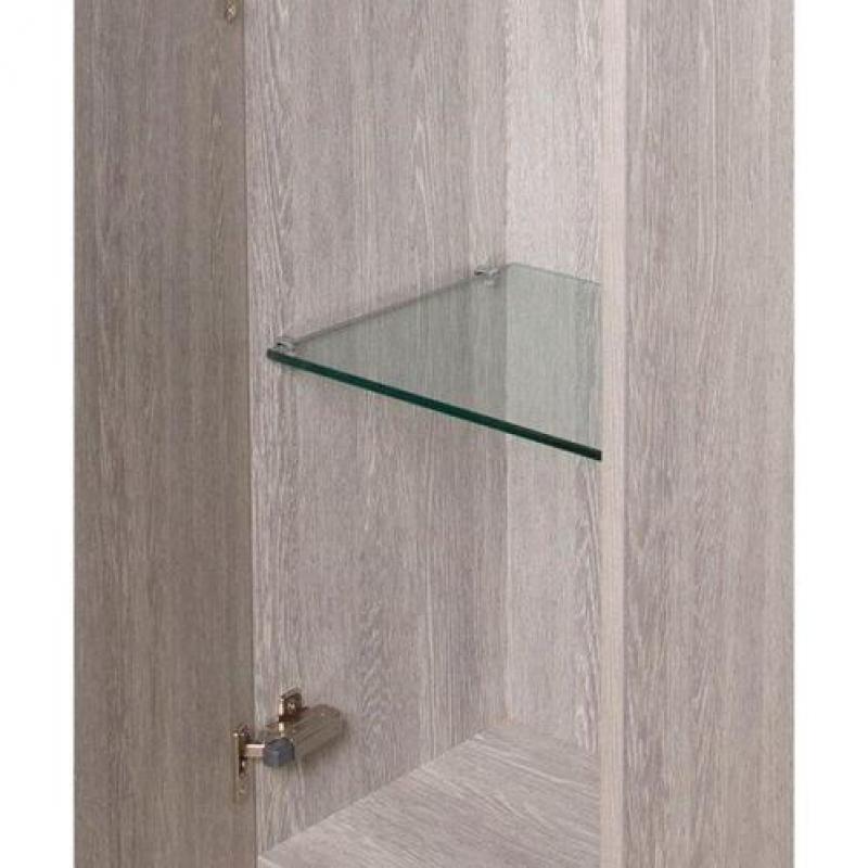 Saniclass corestone 13 hoge kast 160cm wit 2 deuren