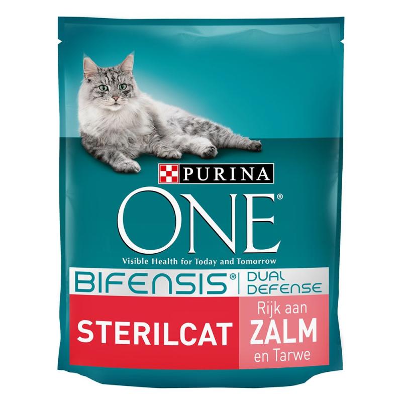 800g Sterilcat met Zalm Purina One Kattenvoer