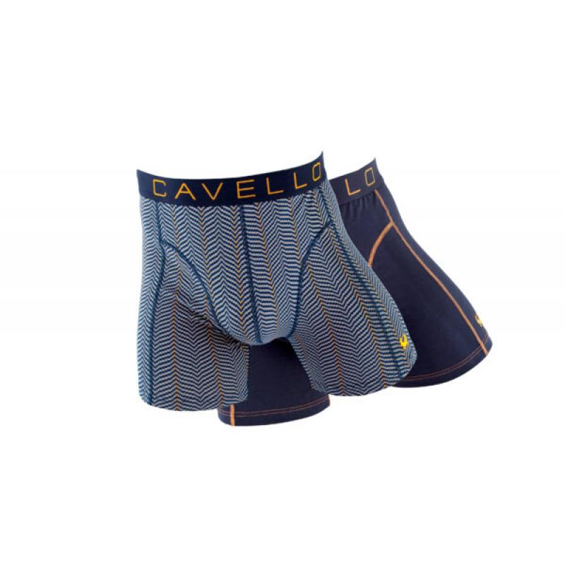 Cavello Boxershorts blauw print-XL