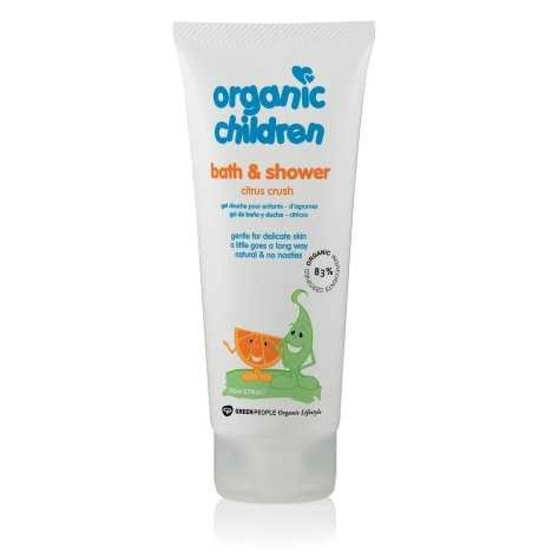 Green People Organic Children Bath Shower Citrus Crush 200ml