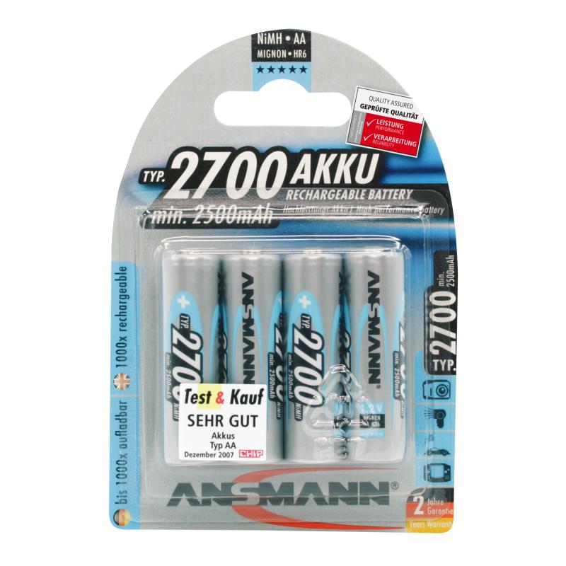 Ansmann AA 2700mAh 4x