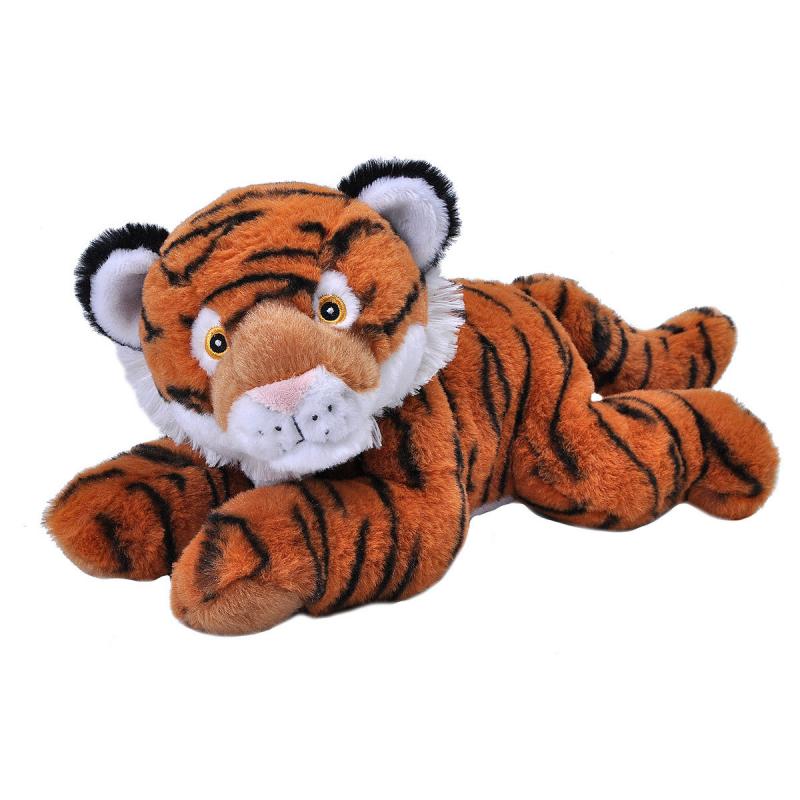 Pluche knuffel dieren Eco-kins tijger van 30 cm