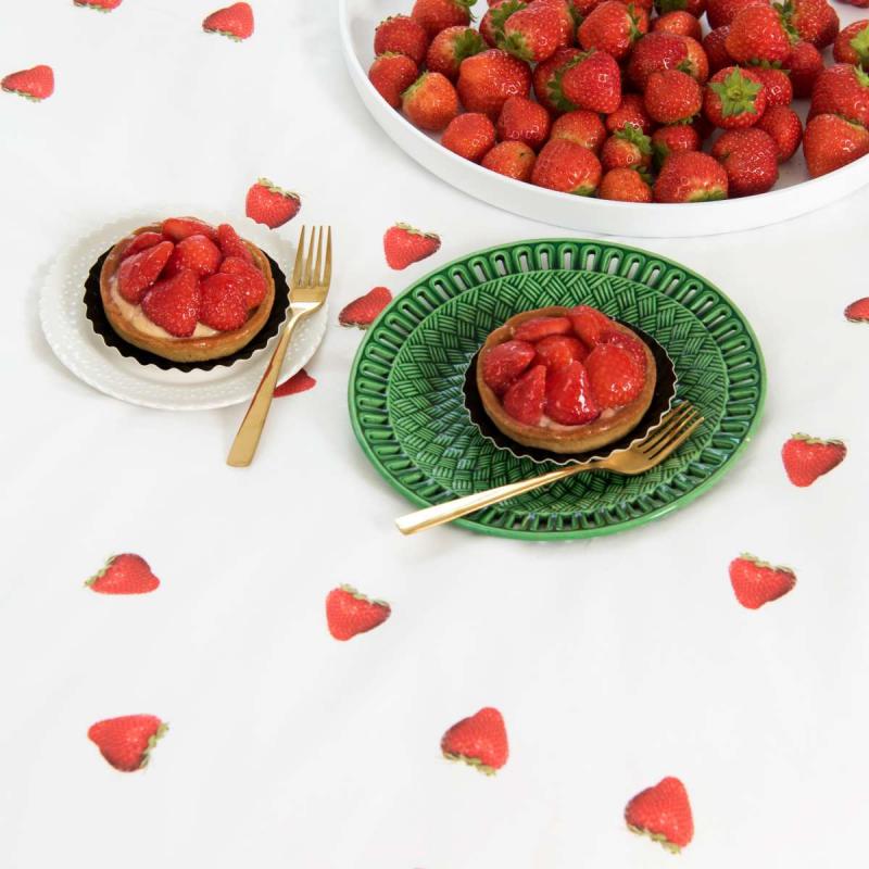 Snurk Amsterdam Dekbedovertrek Strawberries 260 x 200/220 cm incl. 2 kussenslopen 60 x 70 cm