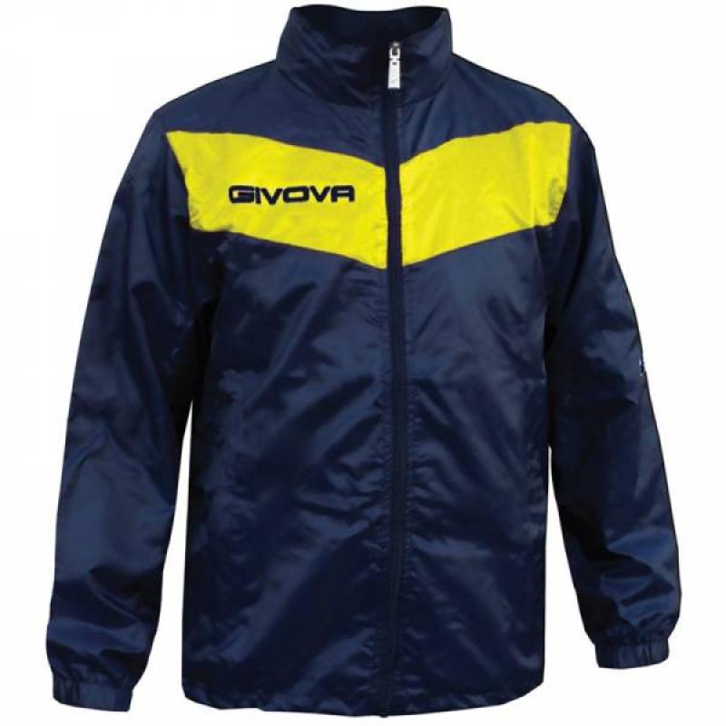 Givova Regenjack Rain Scudo navy geel